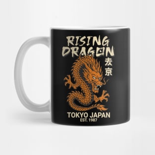 Rising Dragon Tokyo Japan Vintage Design Mug